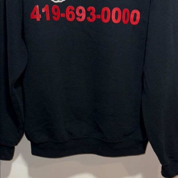 Gildan Black Sweatshirt Classic Pullover Hoodie - Picture 8 of 8